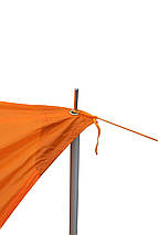 Тент зі стійками Tramp Lite Tent UTLT-011 Orange | Універсальний водонепроникний захисний навіс від сонця та дощу для кемпінгу, фото 6