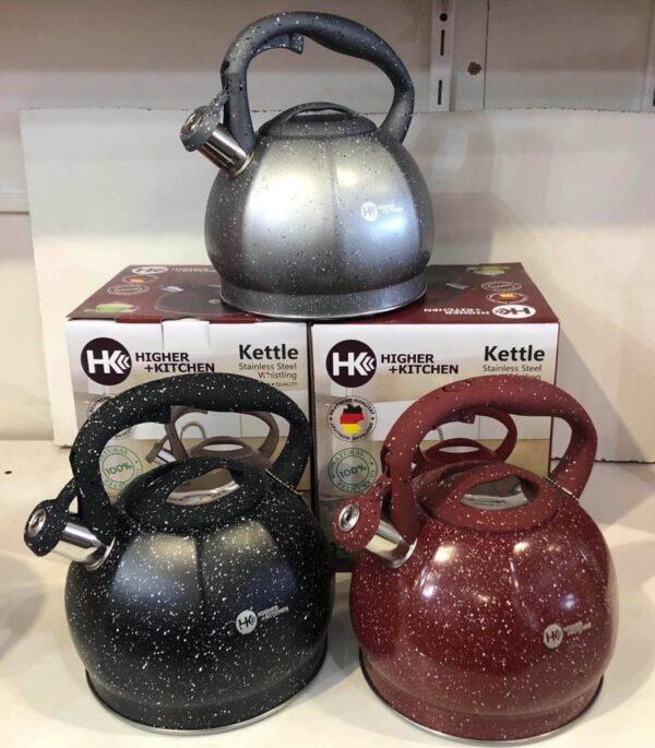 Чайник зі свистком гранітний HIGHER+KITCHEN ZP-021 3.5 л