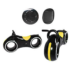 Дитячий беговел GS-0020 Black/Yellow Bluetooth LED-підсвічування