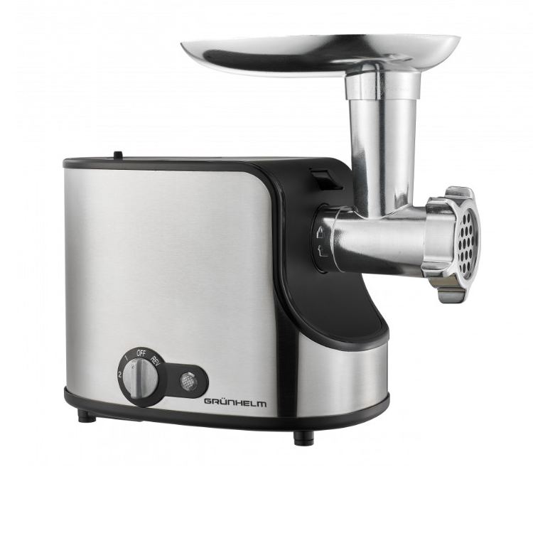Електрична м'ясорубка Grunhelm AMG240SSJ (шатківниця + соковичавниця), фото 1