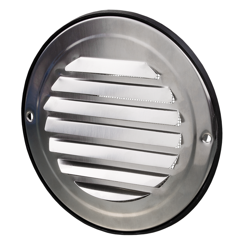 Решітка вентиляційна МВМ 100 б Н металева кругла, фото 1