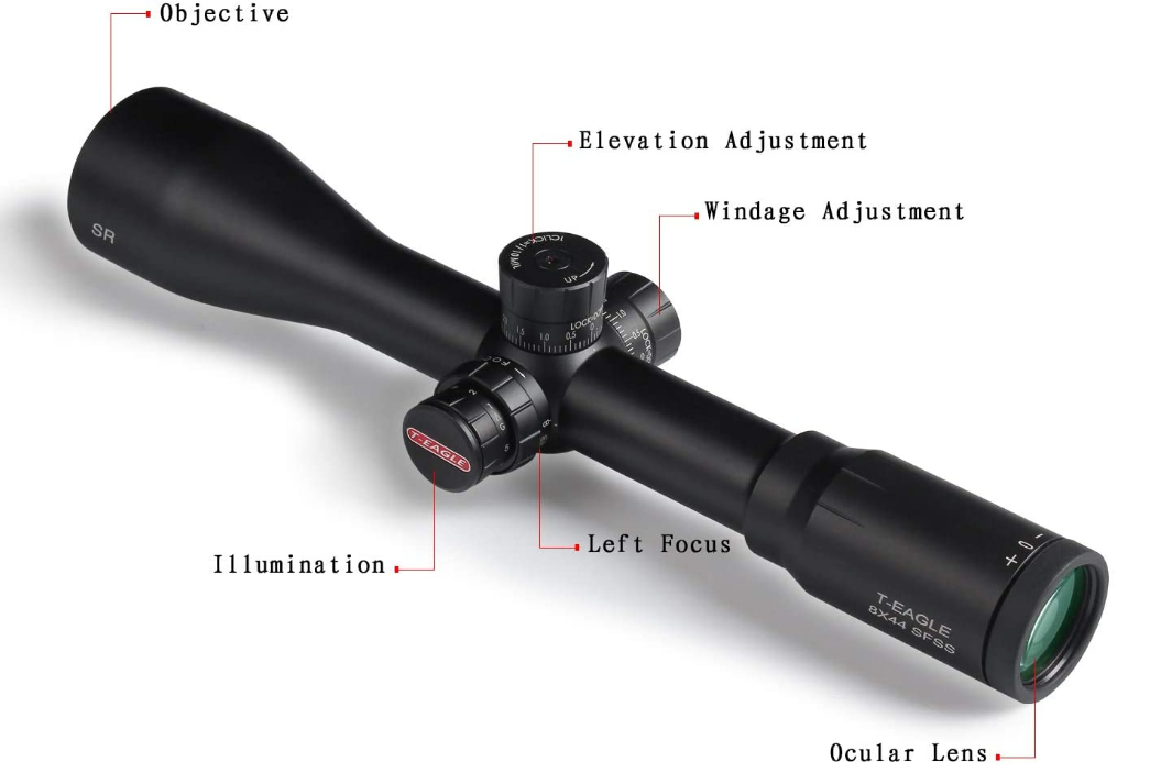 ПРИЦІЛ ОПТИЧНИЙ SR 8x44 SF