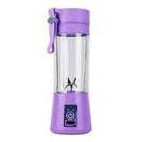6 ножів Портативний фітнес блендер USB Smart Juice Cup Fruits purple, фото 3