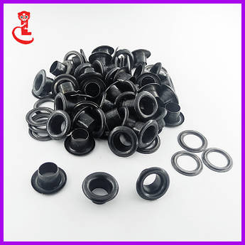 Люверс для одягу 6 мм. Оксид (5000 шт/уп)