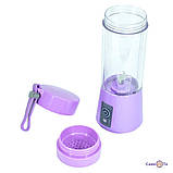 Портативний USB фітнес блендер Smart Juice Cup Fruits, фото 9