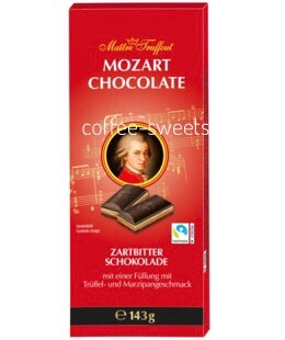 Шоколад Mozart kugeln темний chocolate «Maitre Truffout» 143 г.
