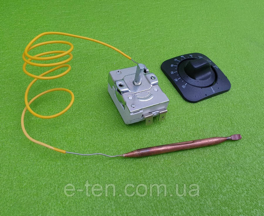 Термостат капілярний tecasa NT-237 DO/Tmax = 120 °C / 16 А / 400 V / L = 70 см (2 контакти) Tecasa, Іспанія