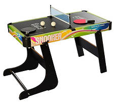 Настільна гра 4 в 1 футбол, аерохокей, більярд, настільний теніс розмір столу 76*41, фото 3