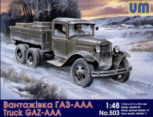 Пластикова модель 1/48 UM 503 радянський вантажний автомобіль ГАЗ-ААА