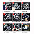 C6 Лампа світлодіодна цоколь H4 (к-кт 2 шт) 12V, 36W, 3800Lm + вентилятор (авиац. алюмін. профілю.), фото 9