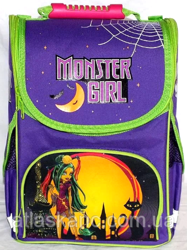 Ранець ортопедичний Smile Monster Girl фіолетовий 974696