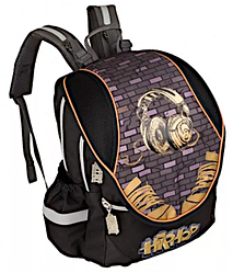 Ранець ортопедичний Zibi "Навушники" Чорний ZB13.0002HH