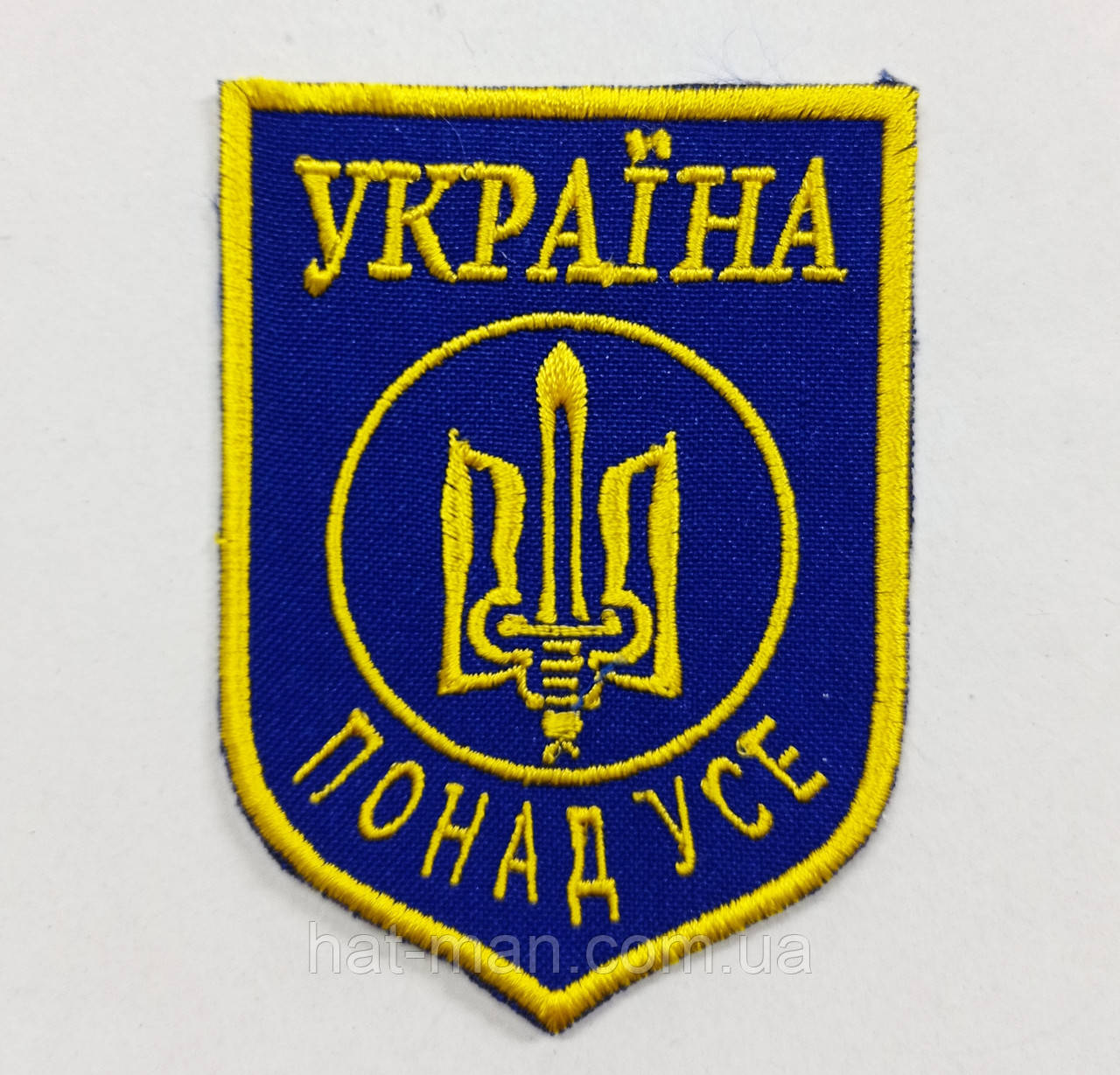 Шеврон на липучці "Україна понад усе"