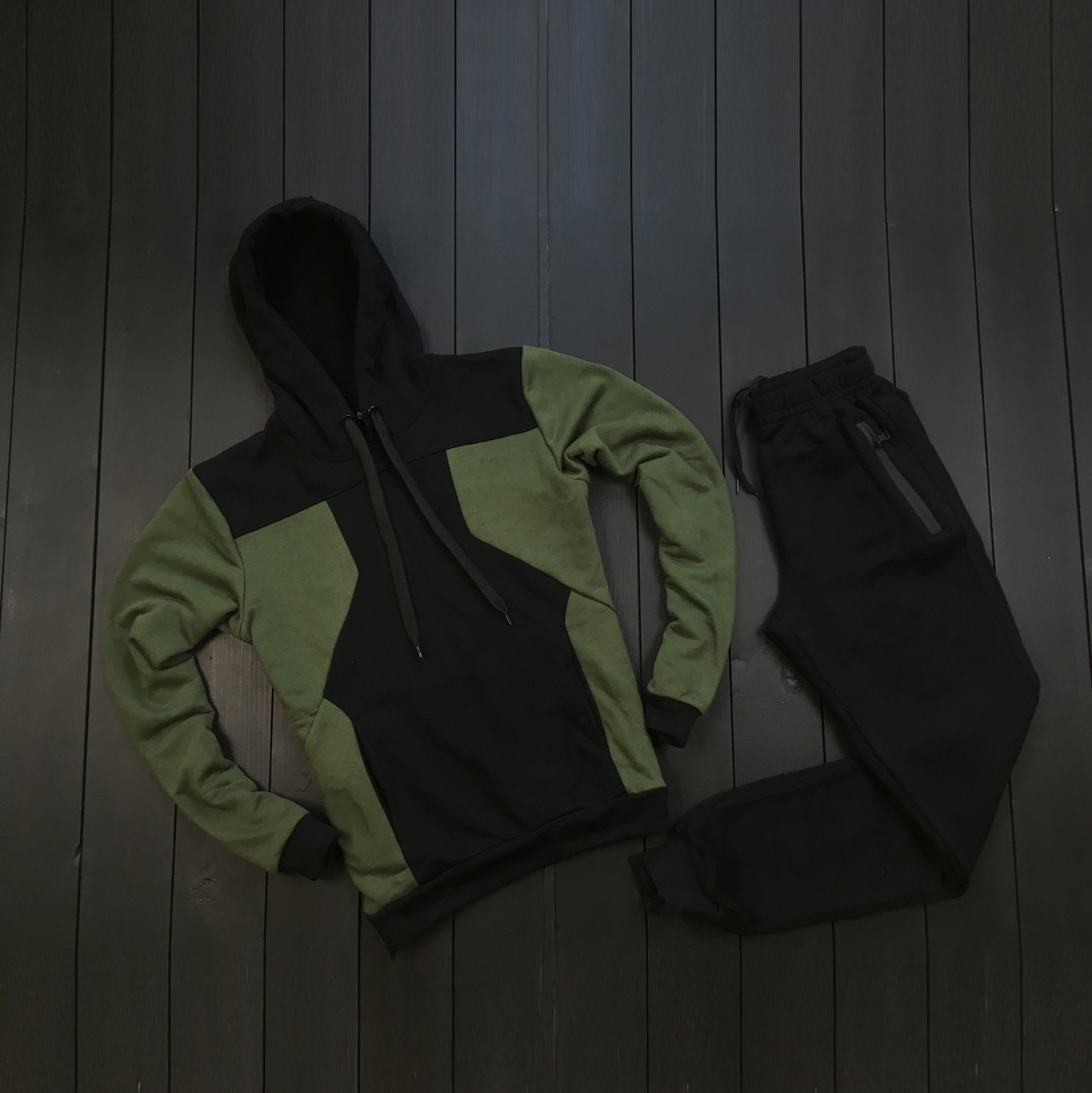 Чоловічий спортивний костюм з худі без бренду на весну/осень, фото 1