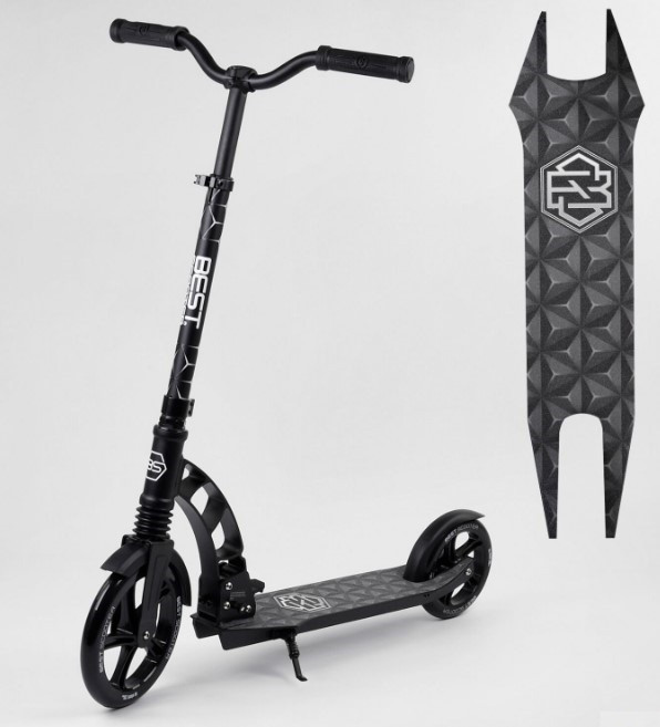 Самокат дитячий двоколісний для хлопчика дівчинки 7 8 9 років Best Scooter 47351