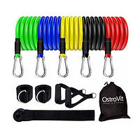 Набір трубчастих еспандерів OstroVit Expander Training Bands Set 5 штук