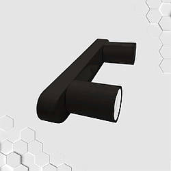 Світильник бра настінно-стельовий на 2-лампи BASE-2 E27 чорний