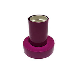 Світильник бра настінно-стельовий на 1-лампу BASE E27 бордовий