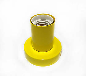 Світильник бра настінно-стельовий на 1-лампу BASE E27 жовтий