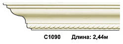 Карниз стельовий C1090, довжина 2.44 м, Gaudi Decor