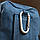 Барсетка чоловіча верикальна текстильна Vintage 20164 Синя. Через плече, фото 8