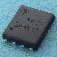 MOSFET P-канал 20В 85А 2.1мОм AOS AON6411 DFN8-5X6