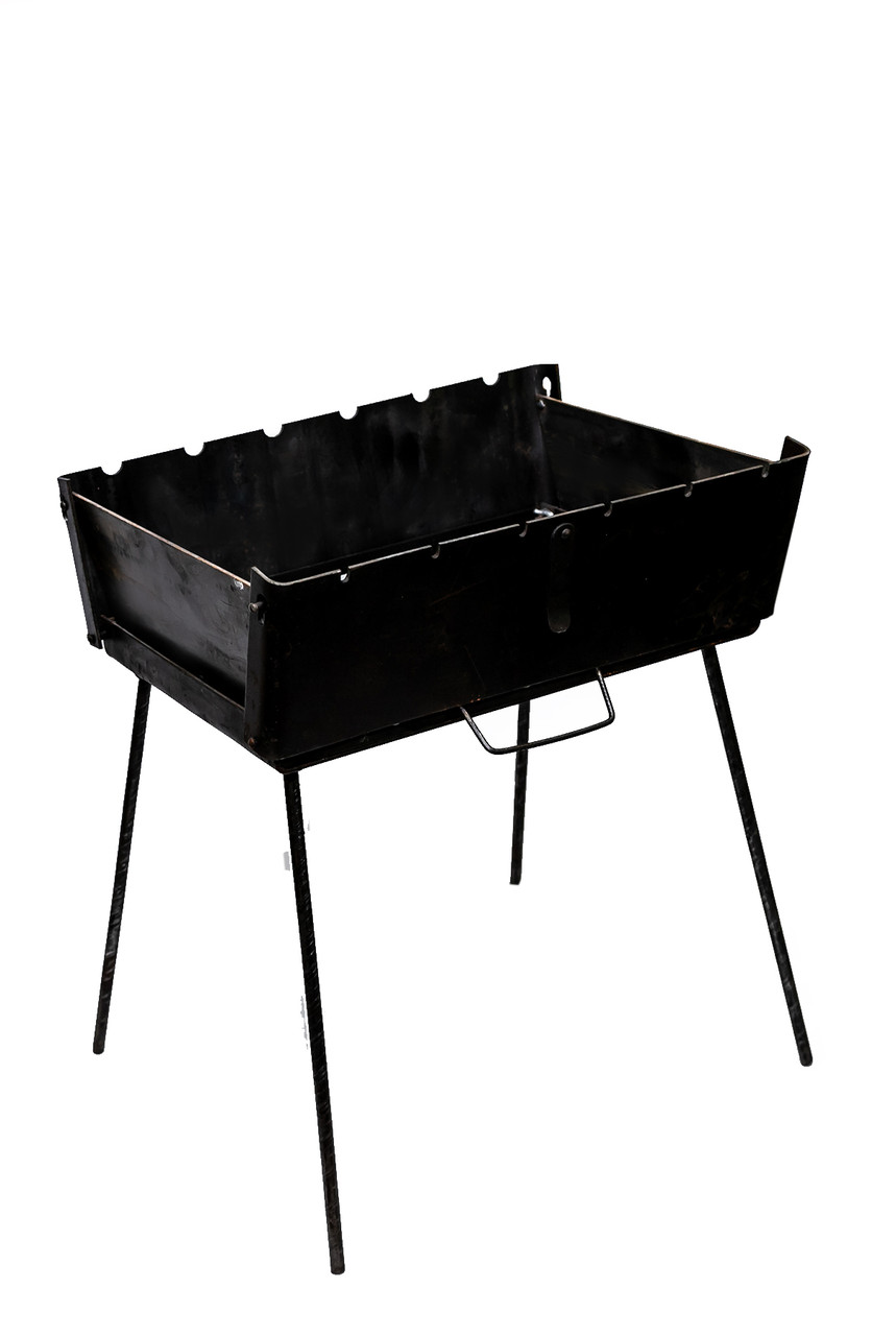 Переносний Мангал валізу Угольок 6 шампурів 3 мм