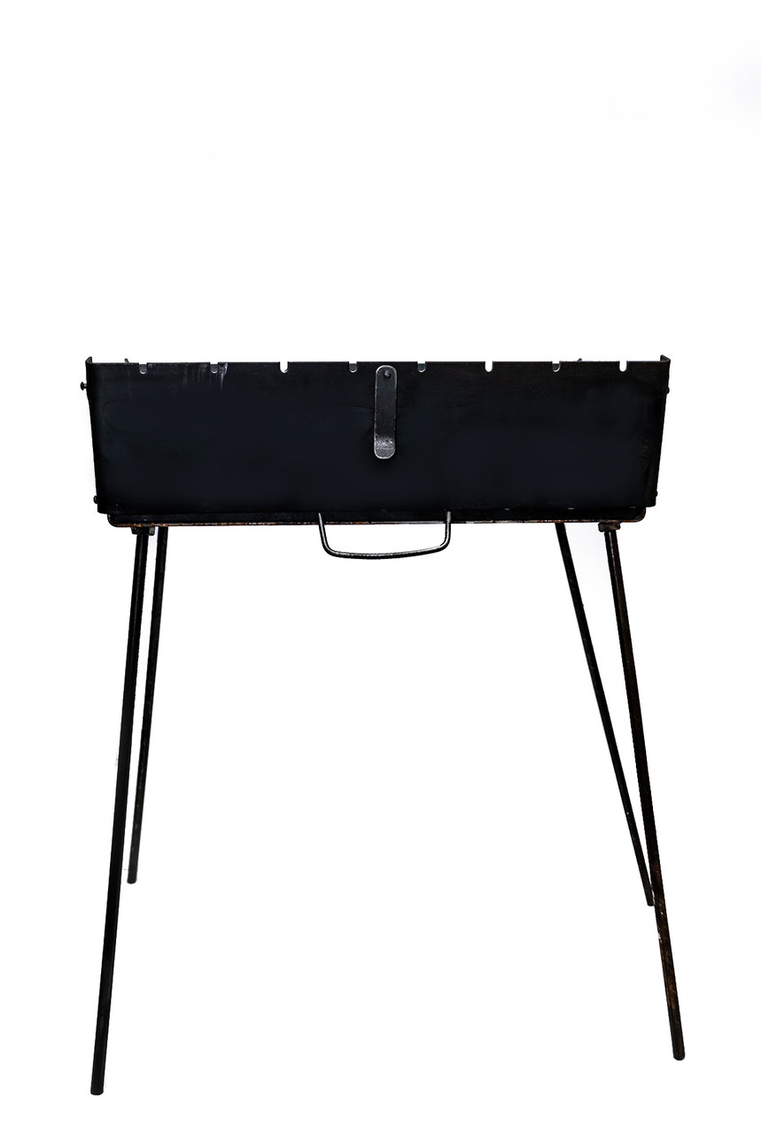 Переносний Мангал валізу Угольок 8 шампурів 3 мм