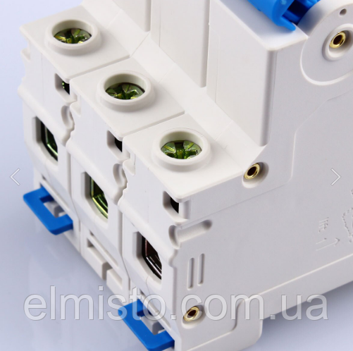 Модульный автоматический выключатель CHINT Electric NXB-63 3P 25А 6кА х-ка C для крепления на DIN-рейку - фото 2 - id-p1356910776