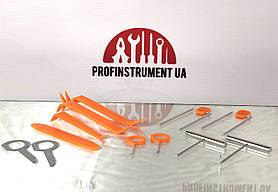 Набір інструментів: знімачі лопатки для зняття обшивки салону, панелей авто, магнітол, видалення кліпс (12 шт)