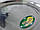 Піднос металевий круглий нержавіюча сталь, рознесення з нержавіючої сталі "Виноград" D 28 / 24,5 cm H 2,2 cm, фото 3