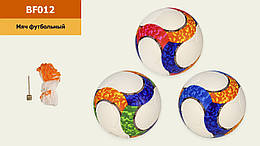 М'яч футбольний №5, матеріал поліуретан, 400 грам, mix 3 кольори, BF012