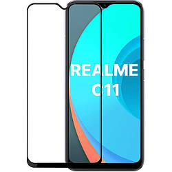 Захисне скло Full screen PowerPlant для Realme C11, Black