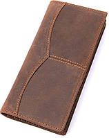 Бумажник мужской Vintage 14615 Коричневый. Натуральная матовая кожа