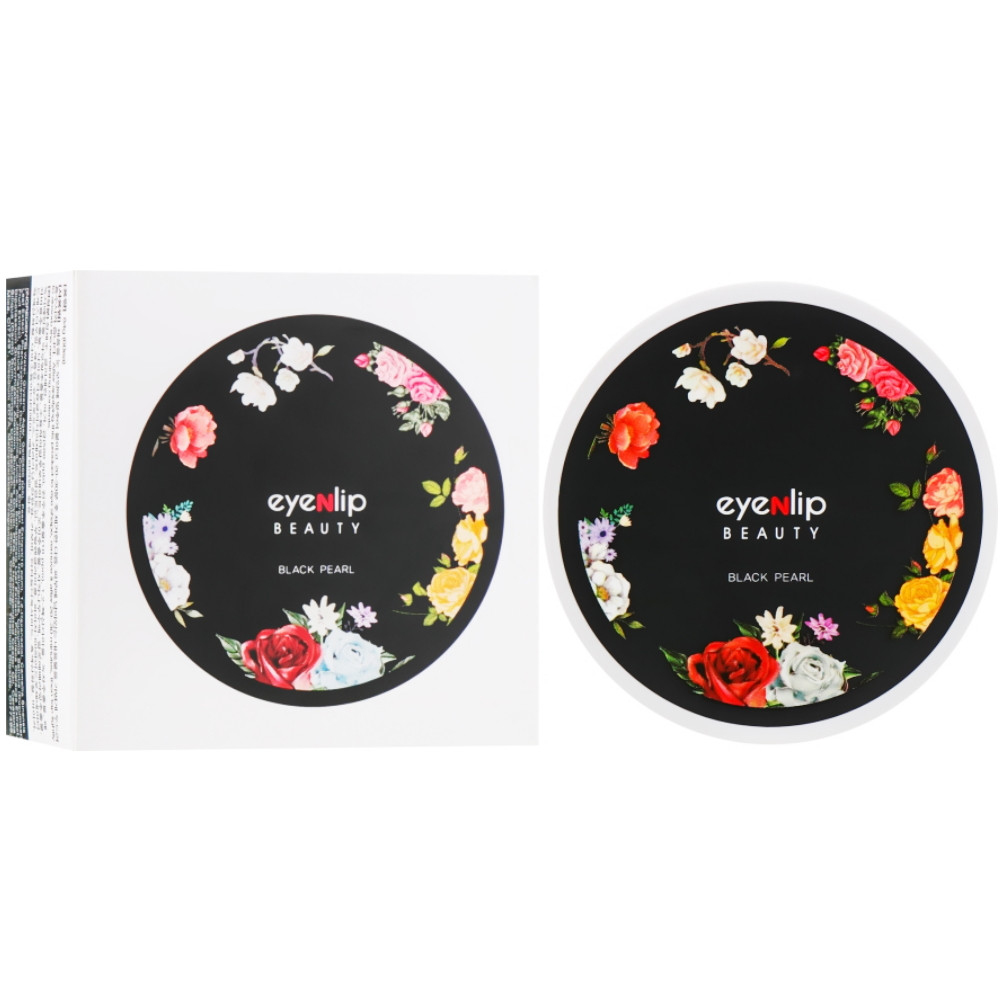 Гідрогелеві патчі для очей з чорними перлами Eyenlip Black Pearl Hydrogel Eye Patch 60 шт (8809555250159), фото 1