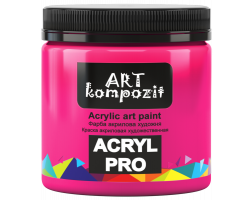 Фарба художня "ART Kompozit" (554 флуоресцентний рожевий , 0,43 л), фото 1