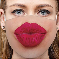 Прикольна смішна 3д маска багаторазова балаклава, для захисту від пилу,для велосипедистів і т. д.