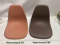 Стілець крутиться зі спинкою на млинці Nik CH-BASE коричневий 92, Charles and Ray Eames, фото 3