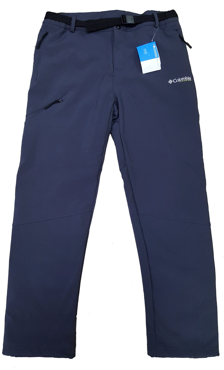 Чоловічі штани вінстопери Columbia Softshell Spartan Gray p. XL