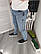 Джинси чоловічі блакитні MAN JEANS, фото 4