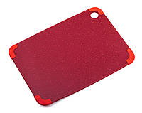 Доска разделочная для кухни пластиковая Con Brio (Кон Брио) 45х33 см (CB-628 red)