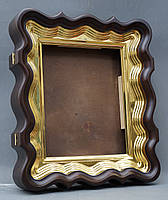 Золочення сухозлітним золотом дерев'яних рам., фото 8