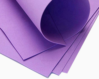 Фіолетовий фоаміран 20 * 20 см товщина 1 мм для флористики творчості та рукоділля