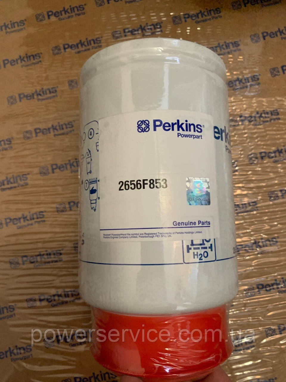 Паливний фільтр 2656F853,308-7298 Perkins, Перкінс, Перкінс