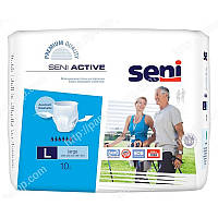 Впитывающие трусы, подгузники для взрослых Seni Active large 10 шт