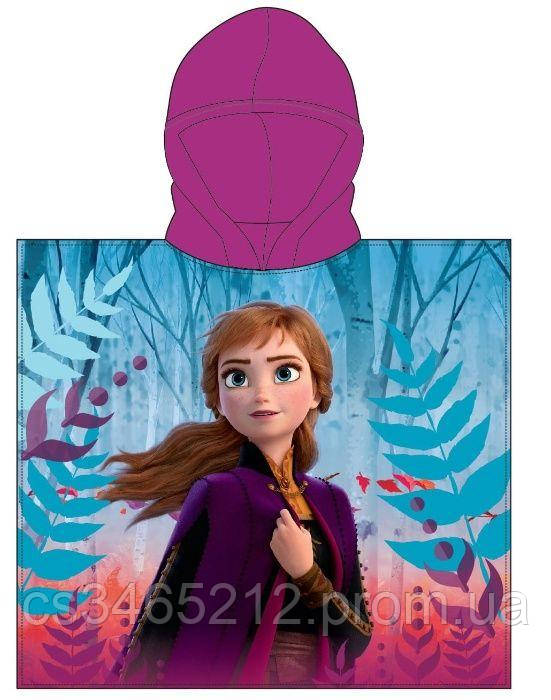 Пляжное полотенце-пончо Disney Frozen II Холодное Сердце, для девочкии - фото 2 - id-p1356677794
