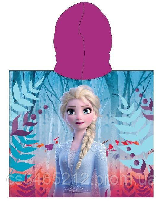 Пляжное полотенце-пончо Disney Frozen II Холодное Сердце, для девочкии - фото 1 - id-p1356677794