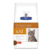 Hill's Prescription Diet Feline S/D Лікувальний корм для котів при сечокам'яній хворобі (1,5кг)