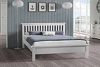 Кровать двухспальная деревянная Сидней 160-200 см (белая)