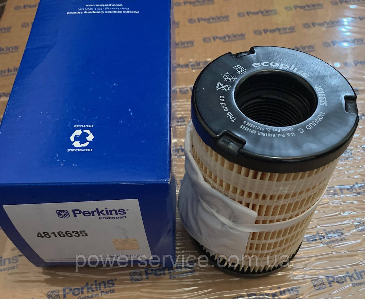 Паливний фільтр 26560163, 4816635 Perkins, Перкінс, Перквінс